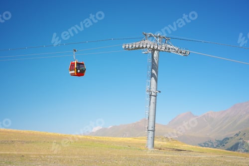 Preview: Cable cars up to the tianmen mountain.