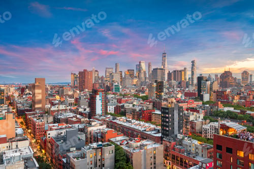 Preview: New York, New York, USA Lower Manhattan City Skyline