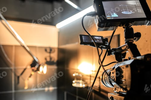 Preview: Camera on Set in a Professional Environment