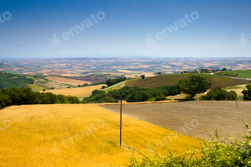Preview: Landscape in Campobasso province, Molise, Italy