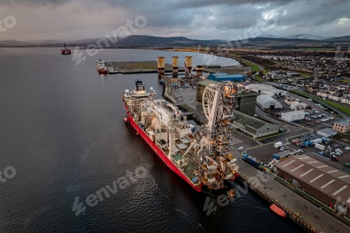 Preview: Pipe Laying Ship Docked