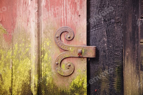 Preview: Close-up view at door hinge