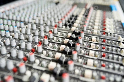 Preview: Close-up of control panel knobs