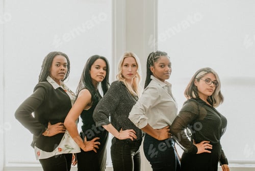 Preview: Confident business women posing