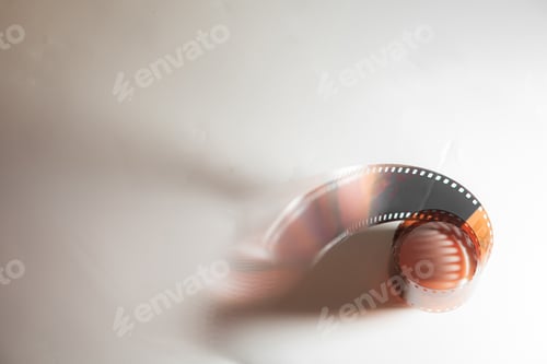Preview: Dynamic Film Strip on White Background