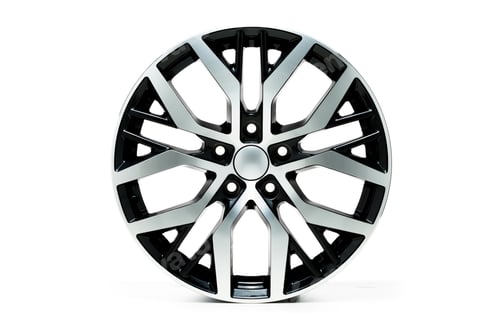 Preview: Alloy Wheel Rim isolated on white