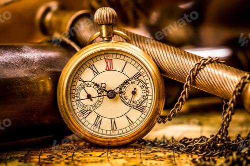 Preview: Antique pocket watch.