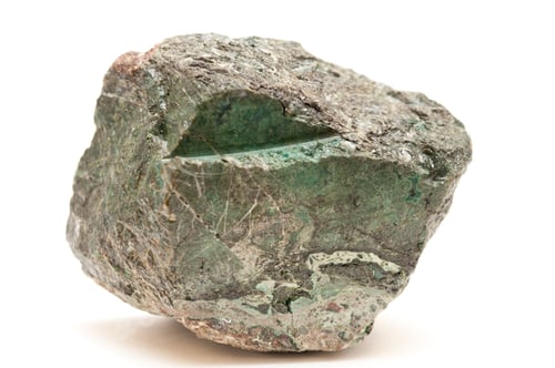 Preview: green malachite mineral sample