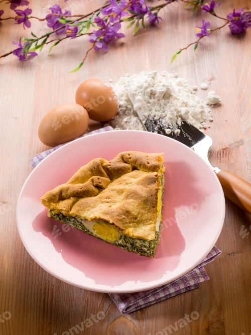 Preview: pasqualina cake, traditional italian easter food