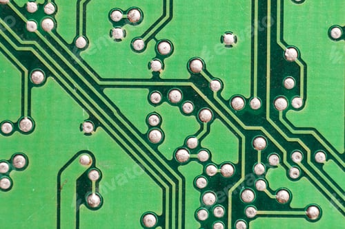 Preview: Circuit board. Electronic computer hardware technology. Motherboard digital chip.