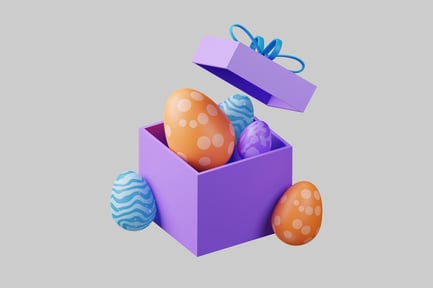 Preview: Open box with eggs