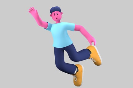 Preview: A person in motion.