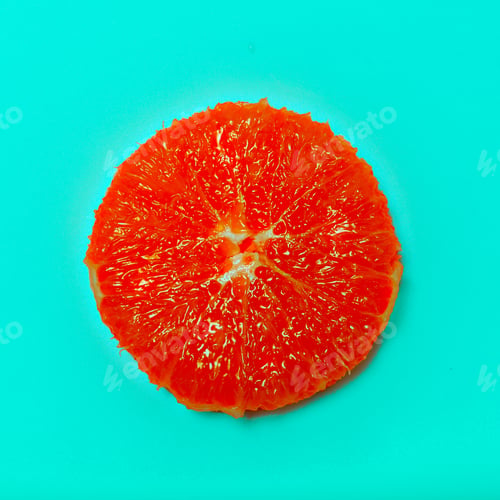 Preview: Grapefruit minimal art Flat lay