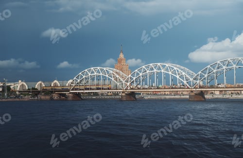 Preview: Railway Bridge and Latvian Academy of Sciences - Riga, Latvia