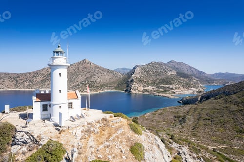 Preview: Aerial view of Cape Knidos Datca Peninsula Turkey