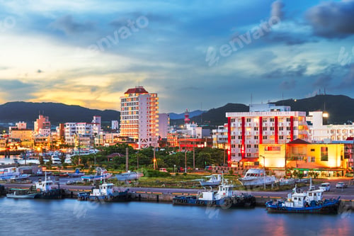 Preview: Ishigaki, Okinawa, Japan City Skyline