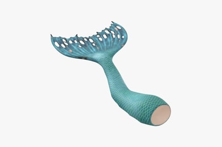 Preview: Swimming Mermaid Tail with Open Fin