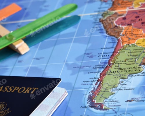 Preview: Passport map travel