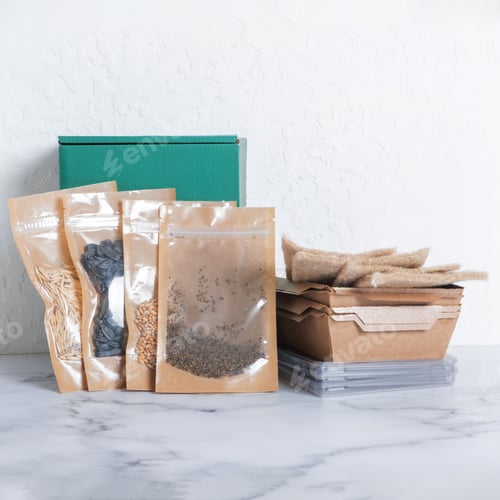 Preview: Set for growing sprouts from seeds. Seeds, linen mats, boxes and lids