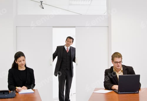 Preview: Boss overlooking co-workers