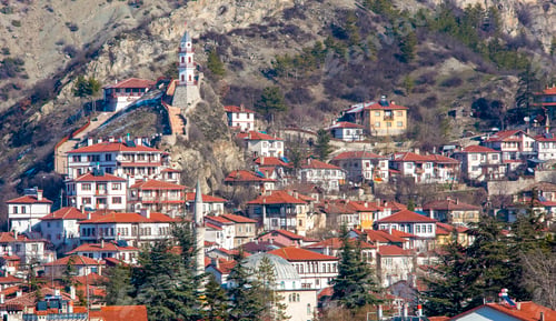 Preview: Goynuk / Bolu / Turkey, winter season landscape. Travel concept photo.