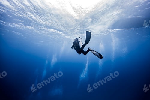 Preview: Scuba diver in Cancun, Mexico