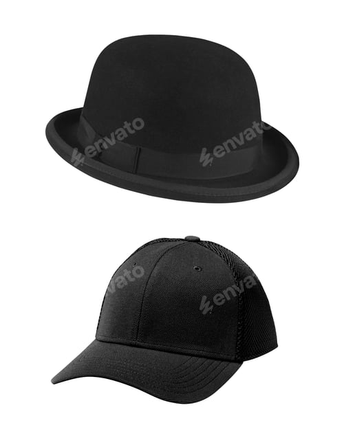 Preview: retro hat and modern baseball cap