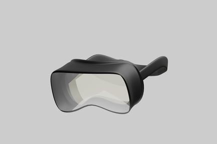 Preview: Black safety goggles