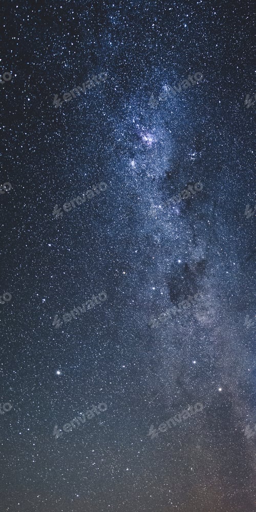 Preview: Beautiful milky way in the night sky