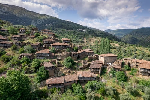 Preview: Lubbey Village is abandoned willage in Odemis Town.Stone and wooden houses.
