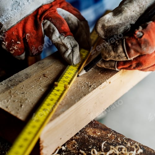 Preview: Carpenter Craftman Lumber Timber Woodwork Concept