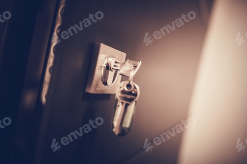 Preview: Office Metal Door Lock and Keys