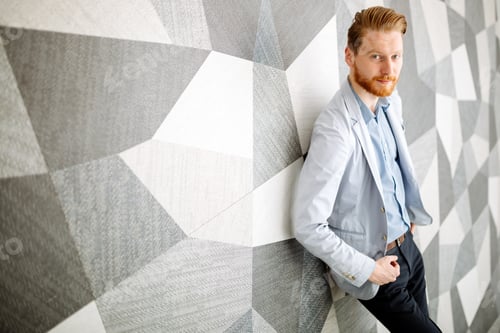 Preview: Ginger handsome businessman