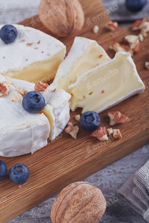 Preview: Soft french cheese of camembert.