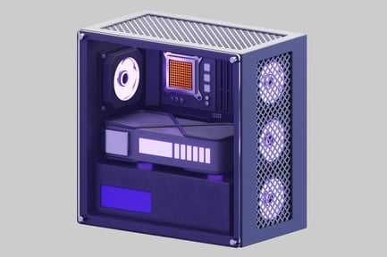 Preview: Modern Gaming PC Internal Components 3D