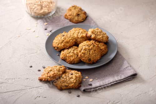 Preview: Oat Cookies, Healthy Sweet Snack