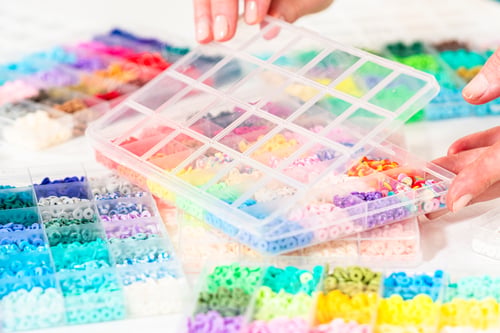 Preview: Colorful Clay Beads Set for Creative Kids' Bracelet Making