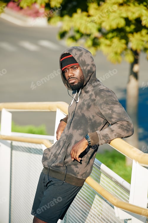 Preview: Pensive young Black man