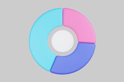 Preview: Abstract circular shape with pastel colors