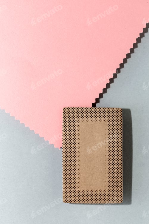 Preview: Natural leather labels for price or advertising