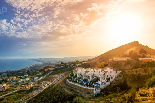 Preview: Spain, Andalusia, Marbella at sunset