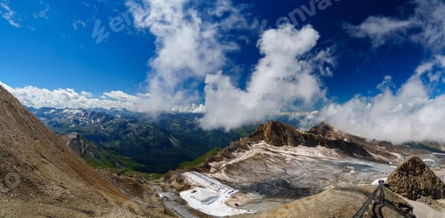Preview: Stunning Panoramic View of the Kitzsteinhorn Glacier in Kaprun, Austria