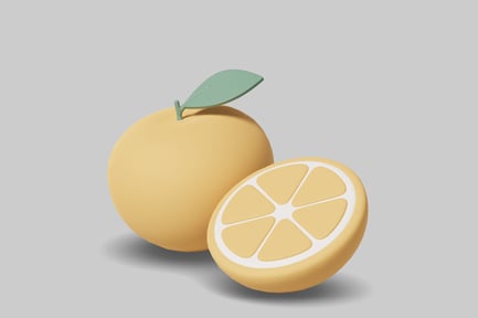 Preview: Lemon with cross-section