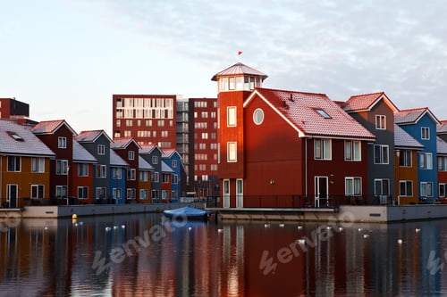 Preview: colorful buildings in Netherlands