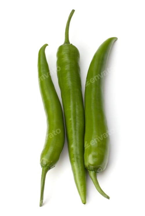 Preview: Chili pepper isolated on white background