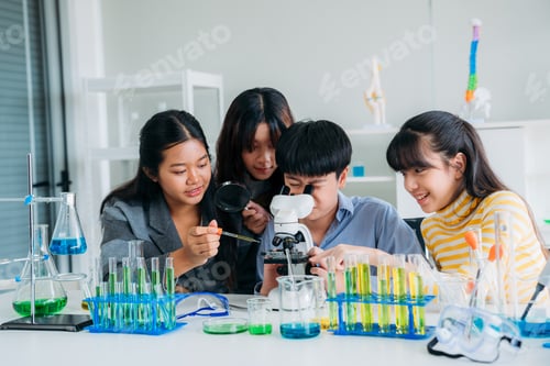 Preview: Students discovering the wonders of science through interactive and engaging experiments.