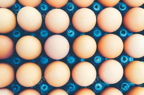 Preview: Cute creative photo with easter eggs, Ester background with colorful easter eggs