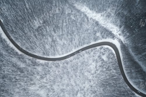 Preview: Above winter road