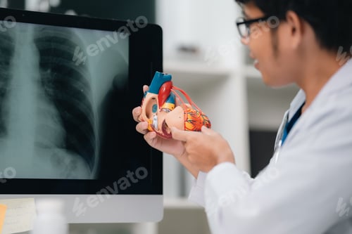 Preview: Cardiologist Providing Comprehensive Health Care, Patient Exams Diagnosing Cardiac Diseases