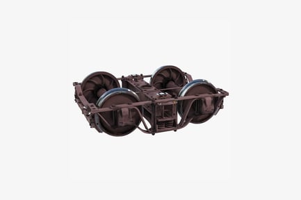 Preview: Train track and wheel assembly